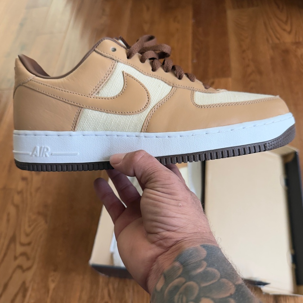 Nike Brown Acorn Air Force 1’s
